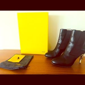Fendi Stilleto Ankle Boots